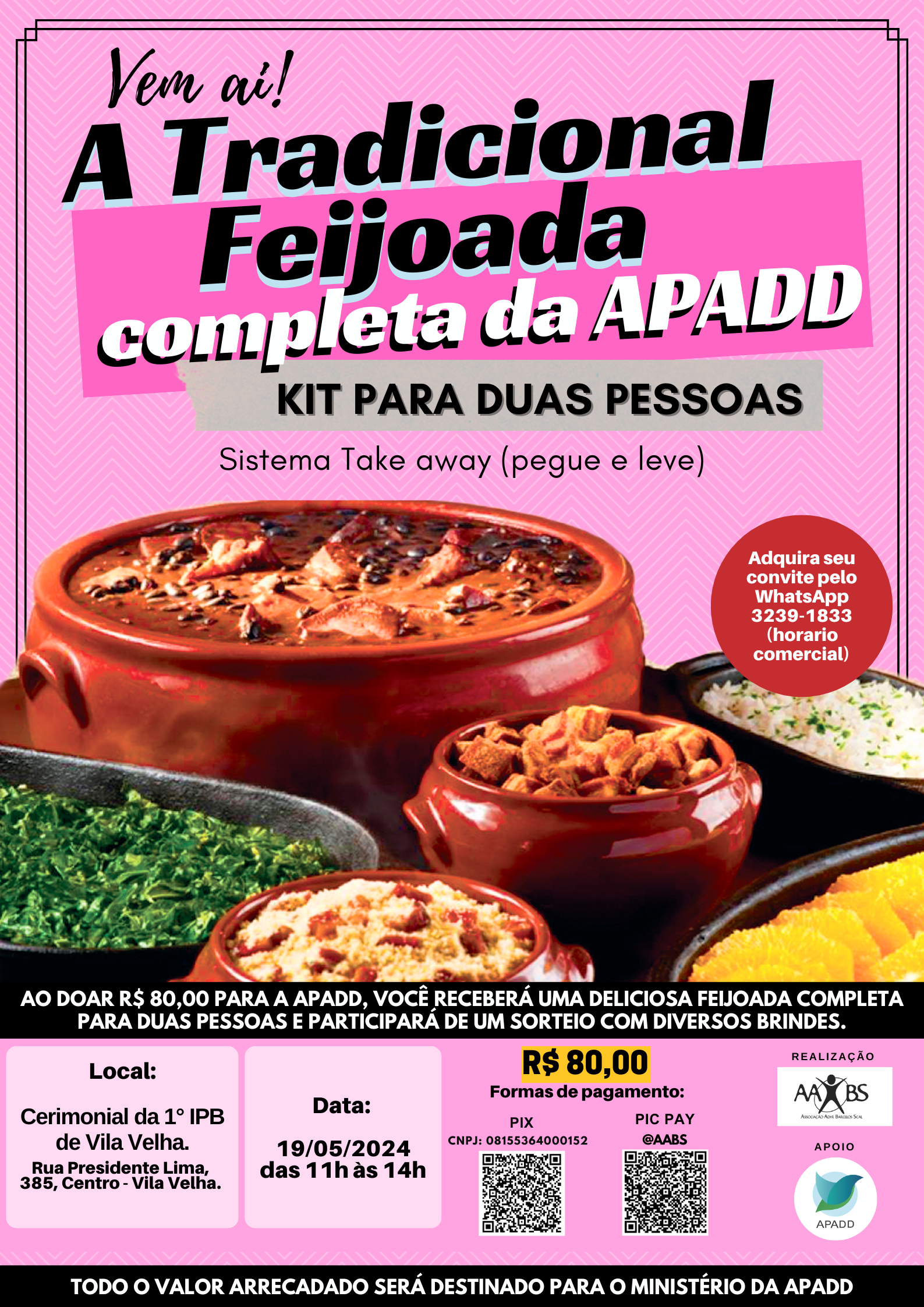 Feijoada Beneficente 2024
